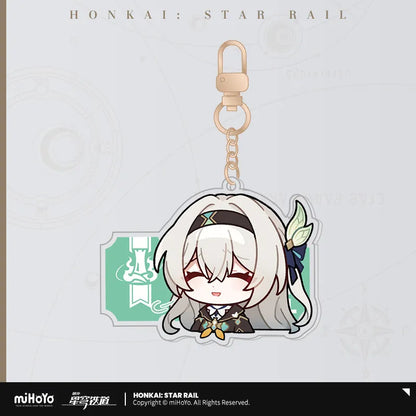 Honkai: Star Rail Pom-Pom Exhibition Hall Series Acrylic Pendant Keychain