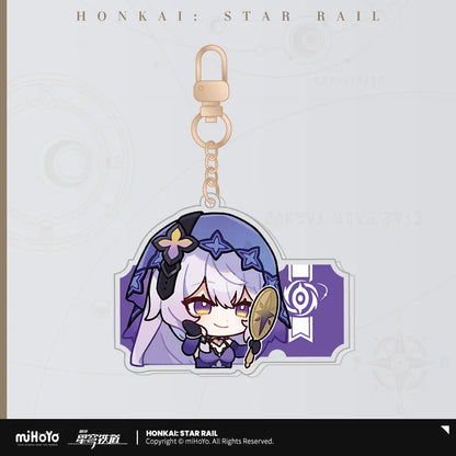 Honkai: Star Rail Pom-Pom Exhibition Hall Series Acrylic Pendant Keychain