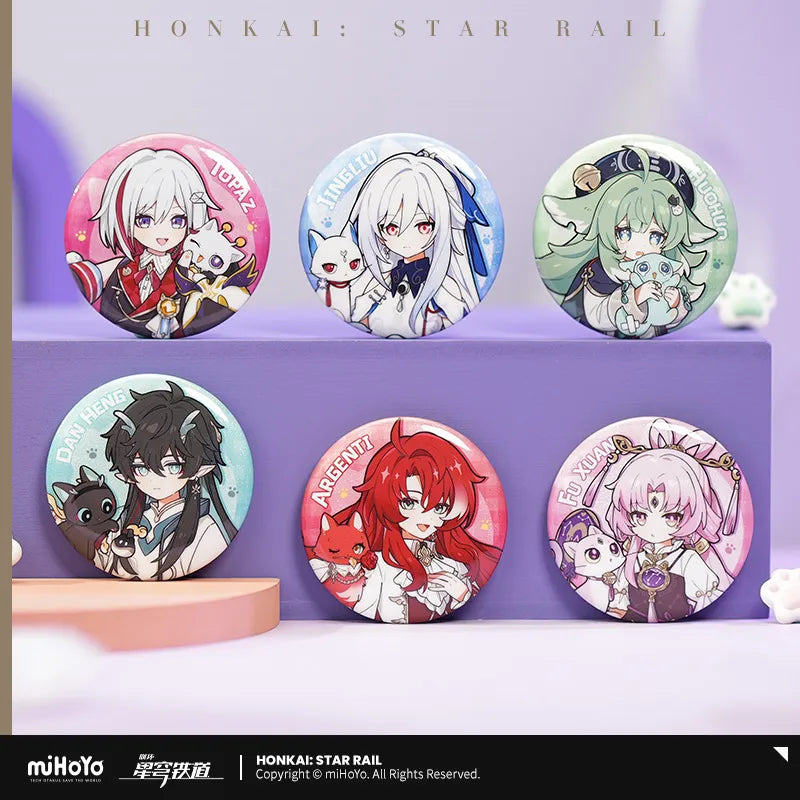 Honkai:Star Rail Tiny Cat Series Character Badge