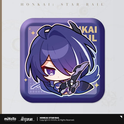 Honkai: Star Rail Pom-Pom Exhibition Hall Series Square Badge