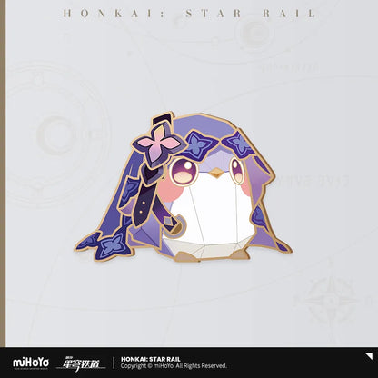 Honkai: Star Rail Jimmy's Interview Studio Series Origami Bird Metal Badge