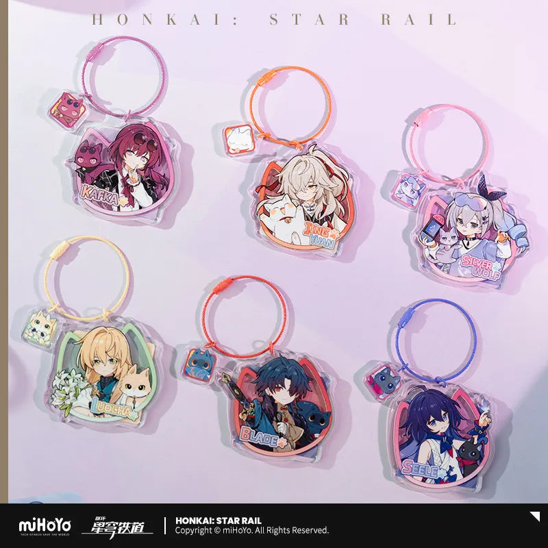 Honkai:Star Rail Tiny Cat Series Acrylic Pendant