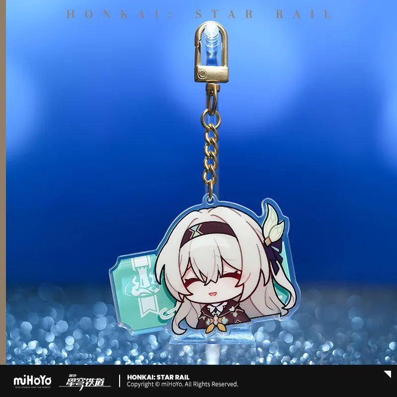 Honkai: Star Rail Pom-Pom Exhibition Hall Series Acrylic Pendant Keychain