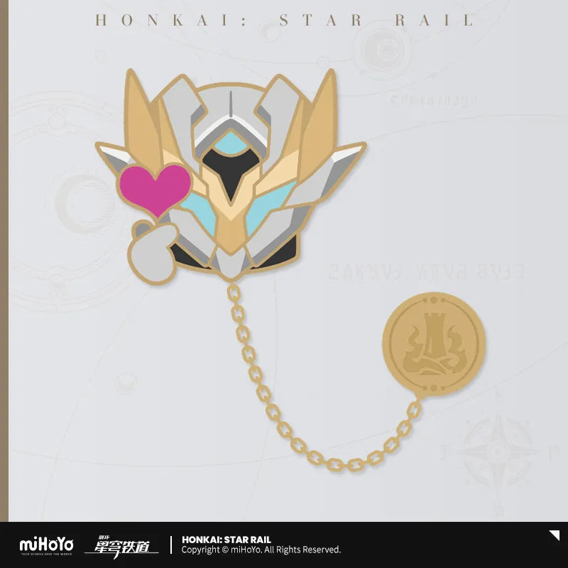 Honkai: Star Rail Pom-Pom Exhibition Hall Series Metal Chain Badge