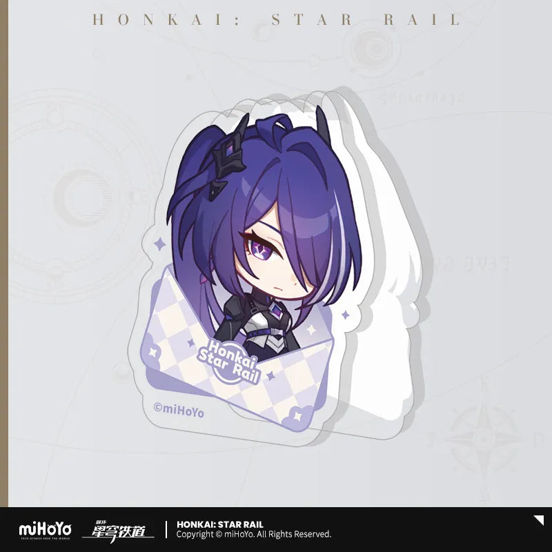 Honkai: Star Rail Medal Of The Nameless Series Acrylic Clip