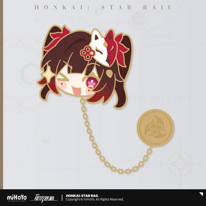 Honkai: Star Rail Pom-Pom Exhibition Hall Series Metal Chain Badge