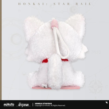 Honkai: Star Rail Glass Flower Cat Resting Shoulder Plush Pendant