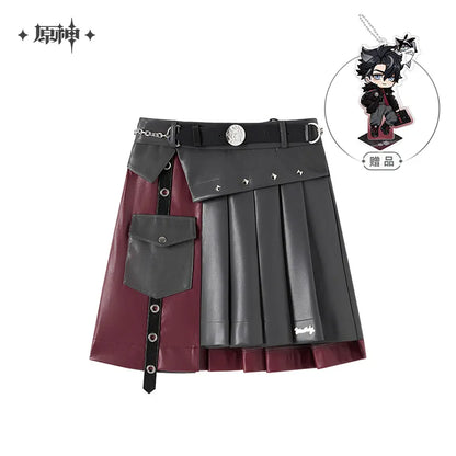 Genshin Impact Wriothesley Theme Impression Pleated Skirt w/ Bonus