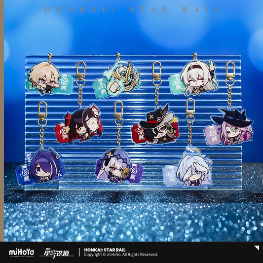 Honkai: Star Rail Pom-Pom Exhibition Hall Series Acrylic Pendant Keychain