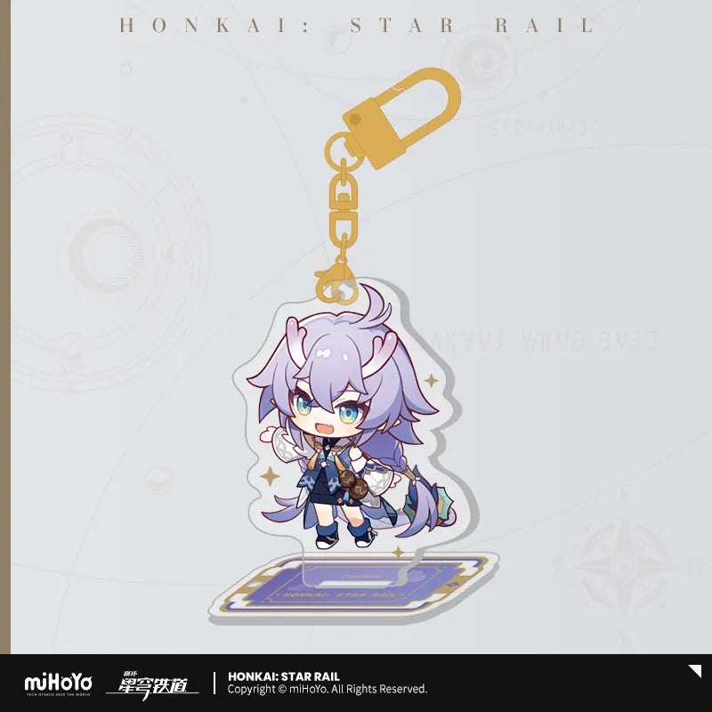 Honkai: Star Rail Train Travel Chibi Series Acrylic Standee Keychain