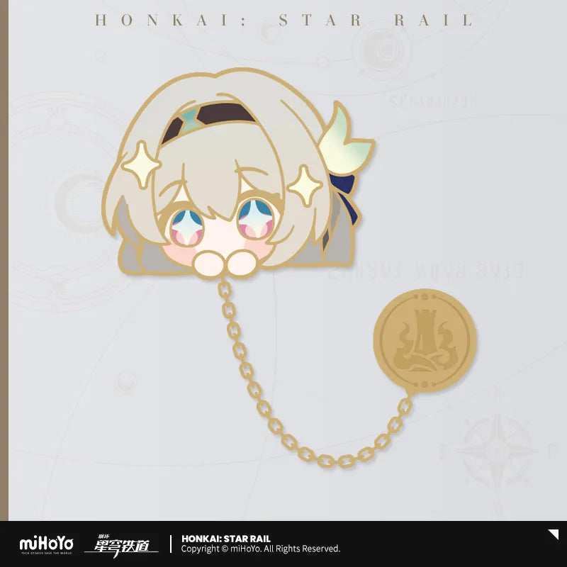 Honkai: Star Rail Pom-Pom Exhibition Hall Series Metal Chain Badge