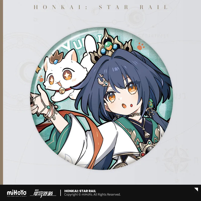 Honkai:Star Rail Tiny Cat Series Character Badge