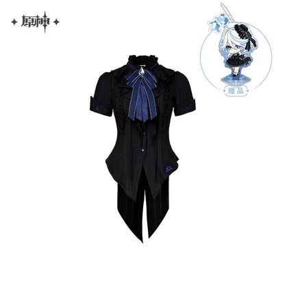 Genshin Impact Theme Impression Furina Short-Sleeved Waist Blouse w/ Bonus