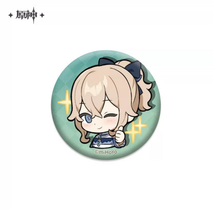 Genshin Impact Chibi Emoticon Series Badge Vol 1