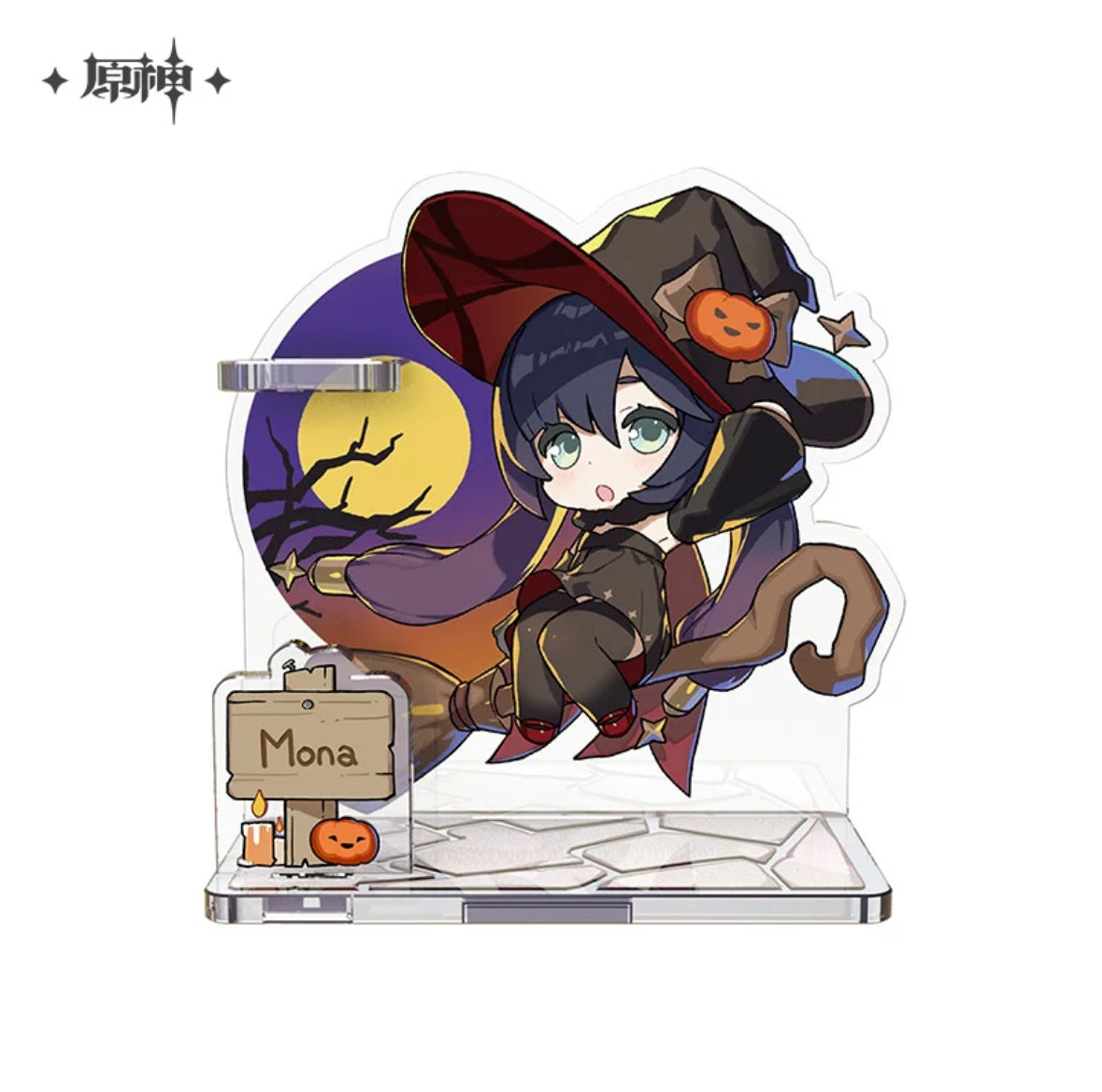 Genshin Impact Halloween Themed Series Chibi Character Penstand