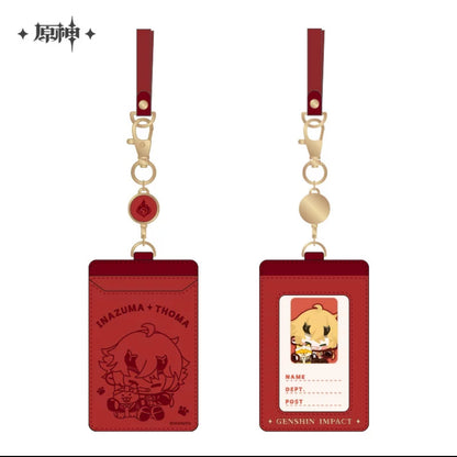 Genshin Impact Chibi Character with Plush Themed Series Card Holder