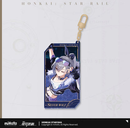 Honkai: Star Rail Star Invitation Series Reflective Quicksand Acrylic Keychain