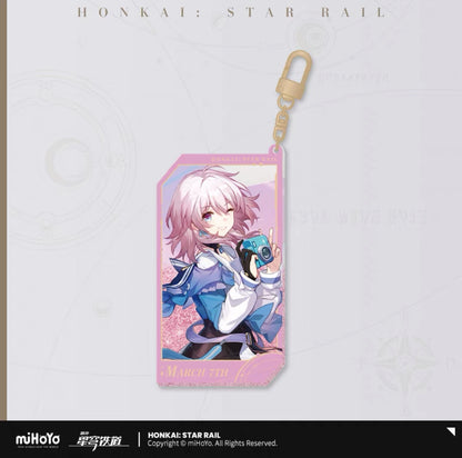 Honkai: Star Rail Star Invitation Series Reflective Quicksand Acrylic Keychain