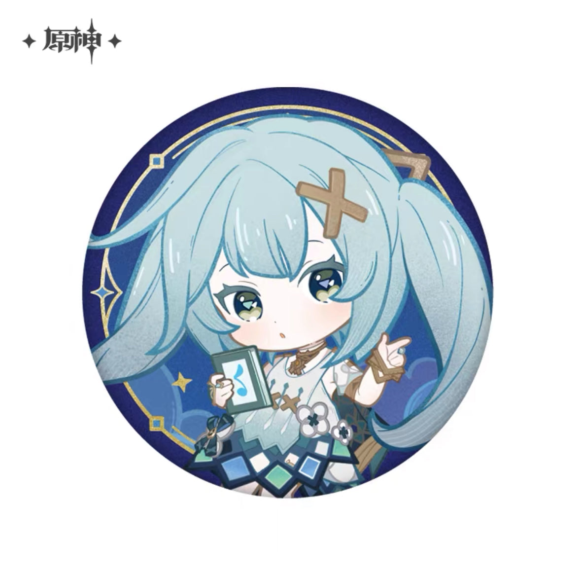 Genshin Impact Starlit Letter Series Character Badge