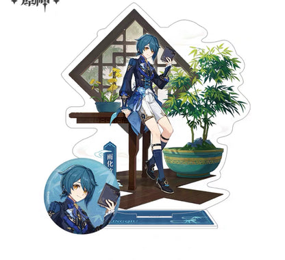 Genshin impact Teyvat Fashion Series Acrylic Standee & Badge