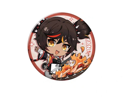 Genshin Impact Delicious Party Themed Series Character Badge Vol 1