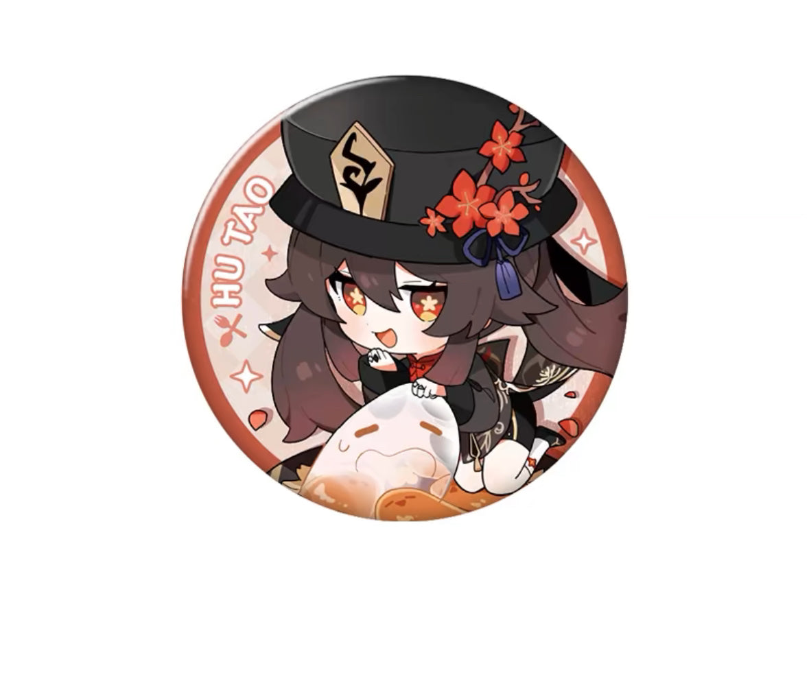 Genshin Impact Delicious Party Themed Series Character Badge Vol 1