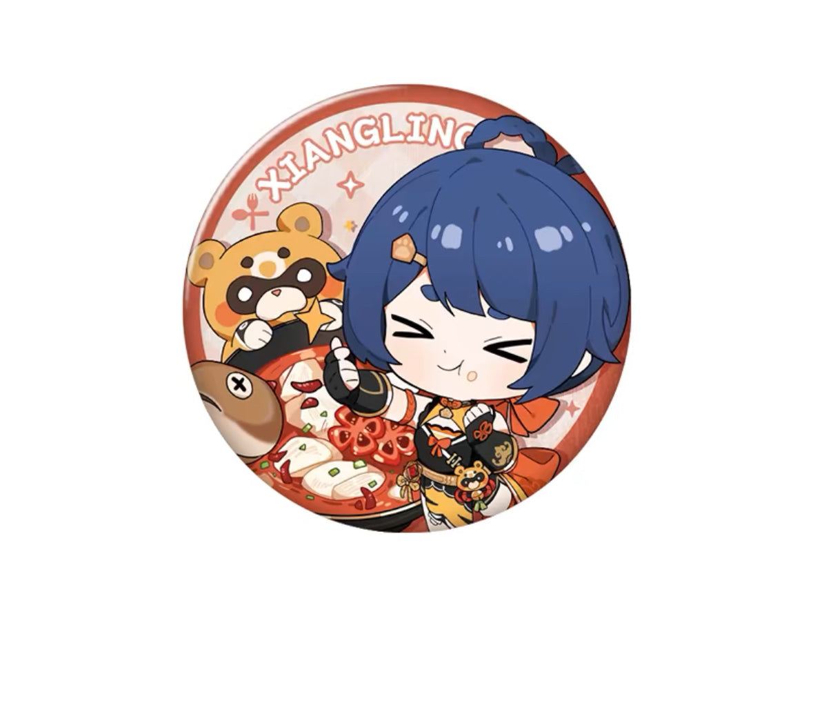 Genshin Impact Delicious Party Themed Series Character Badge Vol 1