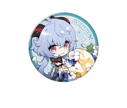 Genshin Impact Delicious Party Themed Series Character Badge Vol 1