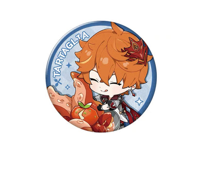 Genshin Impact Delicious Party Themed Series Character Badge Vol 1