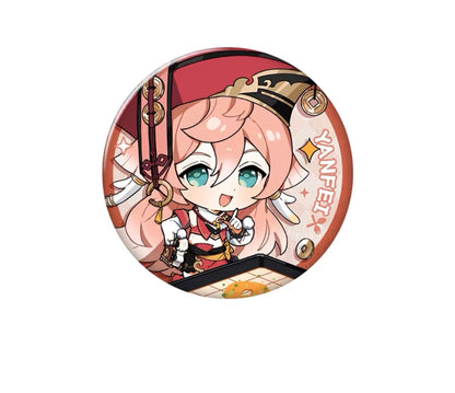 Genshin Impact Delicious Party Themed Series Character Badge Vol 1