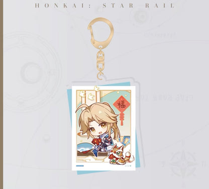 Honkai: Star Rail New Year Series Character Acrylic Pendant Keychain