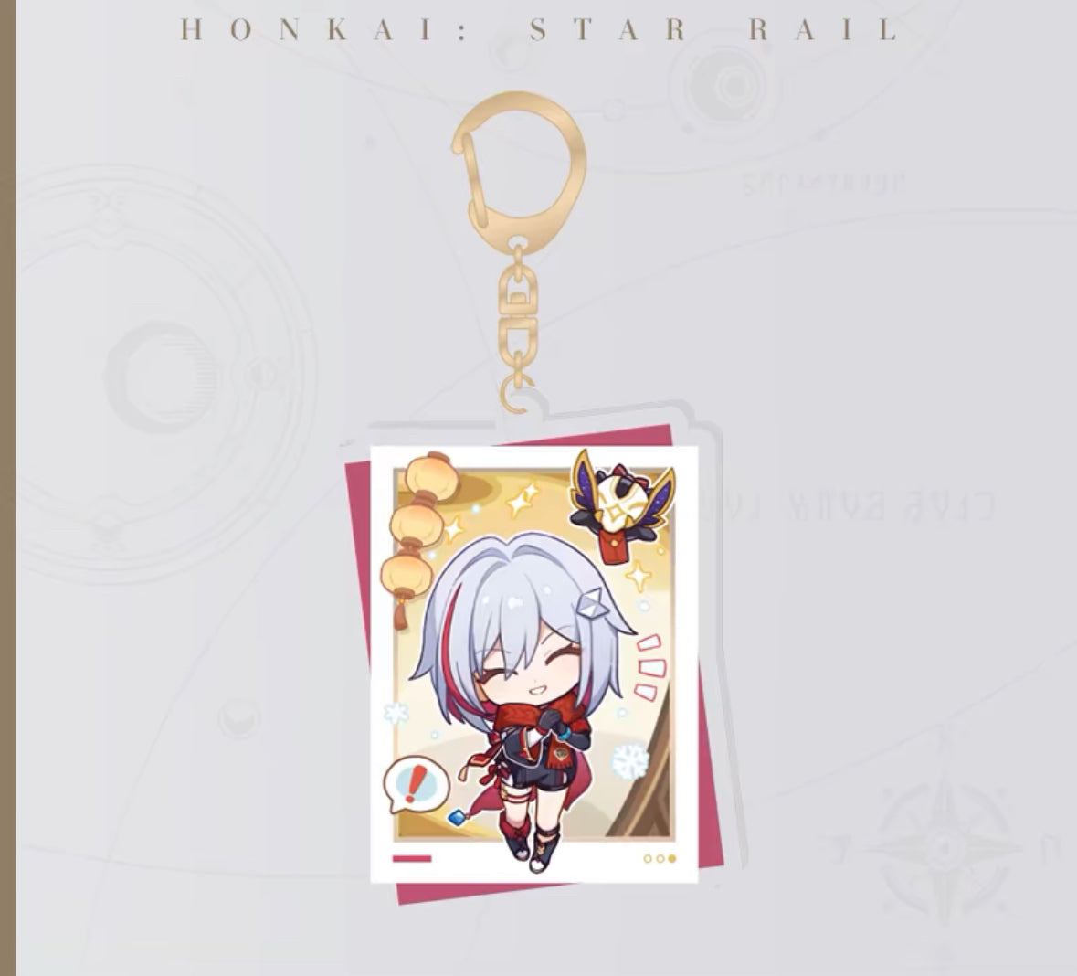 Honkai: Star Rail New Year Series Character Acrylic Pendant Keychain