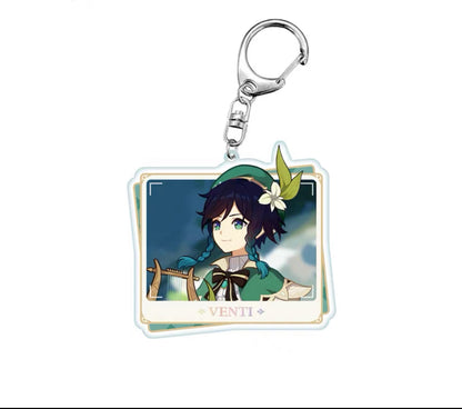 Genshin Impact Character PV Series Acrylic Pendant Keychain