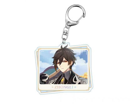 Genshin Impact Character PV Series Acrylic Pendant Keychain