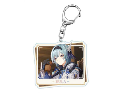 Genshin Impact Character PV Series Acrylic Pendant Keychain