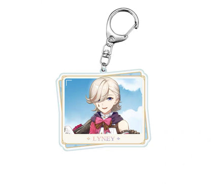 Genshin Impact Character PV Series Acrylic Pendant Keychain