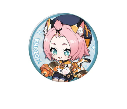 Genshin Impact Delicious Party Themed Series Character Badge Vol 2