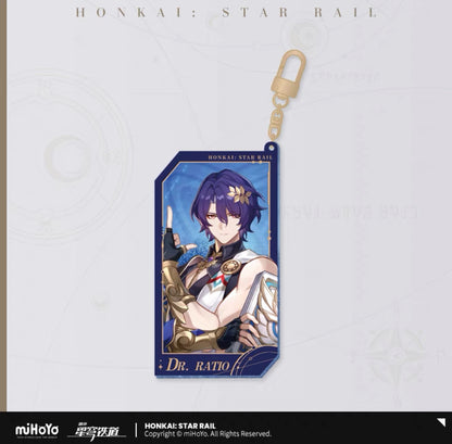 Honkai: Star Rail Star Invitation Series Reflective Quicksand Acrylic Keychain