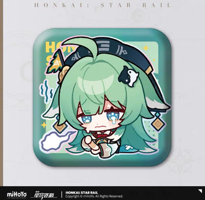 Honkai: Star Rail Pom-Pom Exhibition Hall Series Square Badge