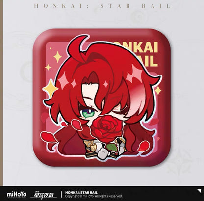 Honkai: Star Rail Pom-Pom Exhibition Hall Series Square Badge