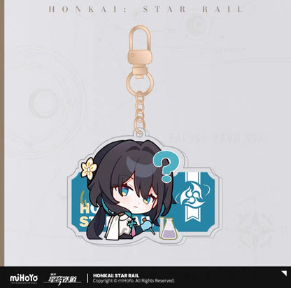 Honkai: Star Rail Pom-Pom Exhibition Hall Series Acrylic Pendant Keychain