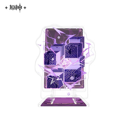 Genshin Impact Genius Invokation TCG Tournament Acrylic Mobile Phone Holder