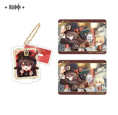 Genshin Impact Photo Reminiscing Series Acrylic Keychain Standee & Card Set Vol 3