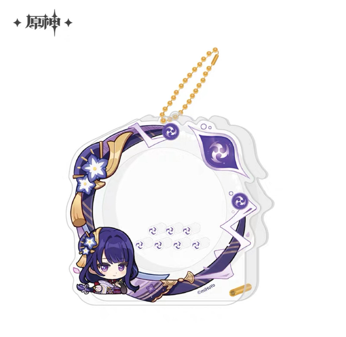 Genshin Impact Chibi Character Series Acrylic Badge Cover Keychain Vol 2