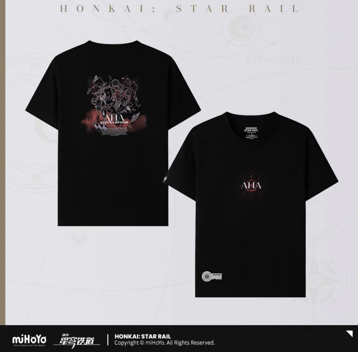 Honkai:Star Rail Fable Of Stars Series Aeons T-Shirt