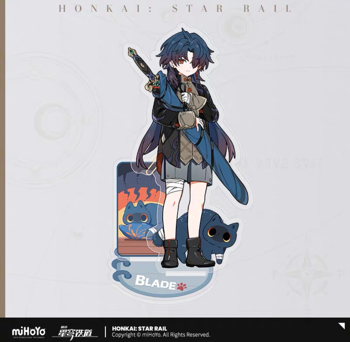 Honkai:Star Rail Tiny Cat Series Character Acrylic Standee