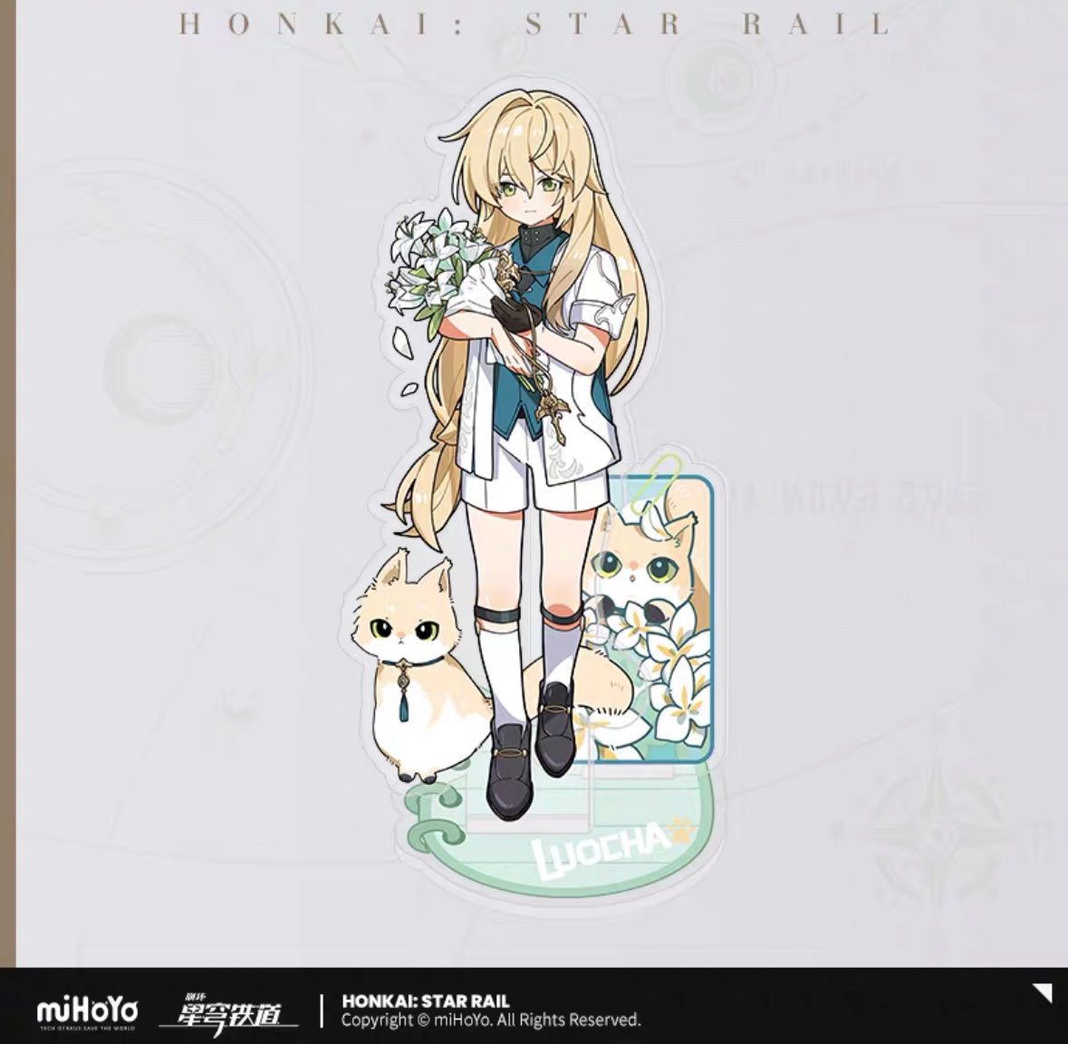 Honkai:Star Rail Tiny Cat Series Character Acrylic Standee