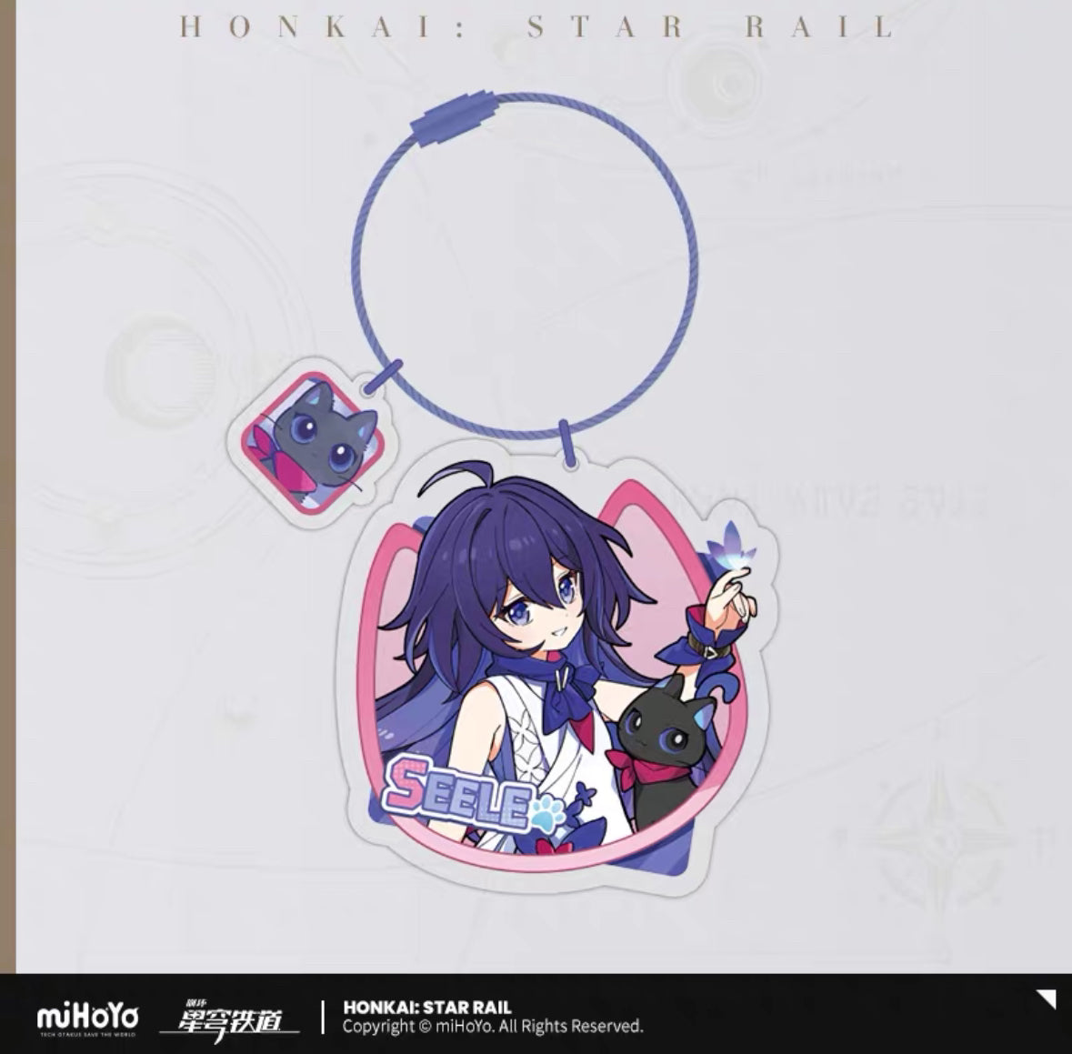 Honkai:Star Rail Tiny Cat Series Acrylic Pendant