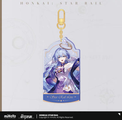 Honkai:Star Rail LIVE Character Acrylic Pendant Keychain