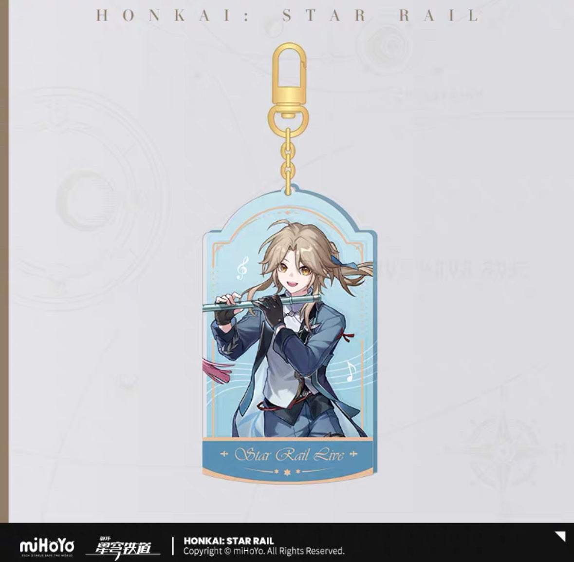 Honkai:Star Rail LIVE Character Acrylic Pendant Keychain